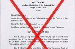 TP Huế cảnh báo về văn bản giả mạo công tác nhân sự lan truyền trên mạng xã hội