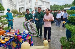 Tấm lòng tri ân đồng đội nơi đất mũi Cà Mau