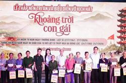 Nhiều hoạt động tri ân các anh hùng liệt sĩ tại Ngã ba Đồng Lộc
