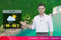 Dự báo thời tiết Hà Tĩnh ngày 24/7: Ngày nắng, đêm mưa vài nơi
