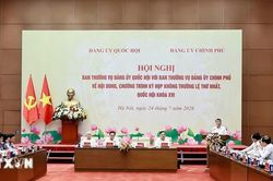 Chủ tịch Quốc hội, Thủ tướng đồng chủ tr&igrave; hội nghị về Kỳ họp kh&ocirc;ng thường lệ thứ nhất của Quốc hội