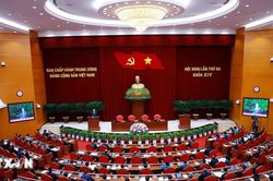 Cơ quan Đảng ủy c&aacute;c cơ quan Đảng TW th&ocirc;ng b&aacute;o nhanh kết quả Hội nghị TW 3