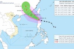 Dự báo đêm 24/7, bão đi vào Biển Đông nhưng ít khả năng ảnh hưởng đến đất liền Việt Nam