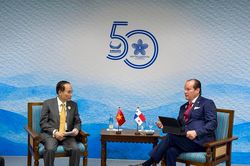 Việt Nam - Panama tăng cường phối hợp, mở rộng hợp t&aacute;c đa lĩnh vực