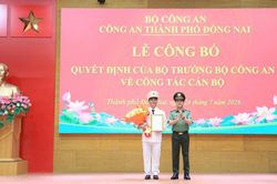 Đại t&aacute; Trần Trọng Thủy giữ chức Ph&oacute; Gi&aacute;m đốc C&ocirc;ng an Tp.Đồng Nai