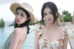 Bạch Lộc mặc đồ bơi một mảnh ph&ocirc; trọn l&agrave;n da trắng n&otilde;n n&agrave;