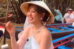 Hari Won đi miền T&acirc;y vắng b&oacute;ng chồng, người đồng h&agrave;nh g&acirc;y ch&uacute; &yacute;