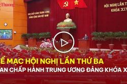 Bế mạc Hội nghị Trung ương lần thứ 3 kh&oacute;a XIV