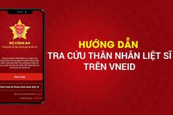 Hướng dẫn tra cứu th&acirc;n nh&acirc;n liệt sĩ tr&ecirc;n VNeID
