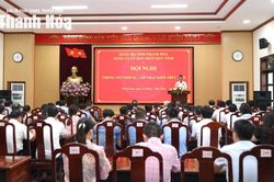 Đảng ủy UBND tỉnh tổ chức hội nghị th&ocirc;ng tin thời sự v&agrave; cập nhật kiến thức mới