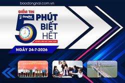 Điểm tin '5 ph&uacute;t biết hết' s&aacute;ng 24-7: Hợp long cầu nối Th&agrave;nh phố Hồ Ch&iacute; Minh với Đồng Nai tr&ecirc;n cao tốc Bến Lức - Long Th&agrave;nh
