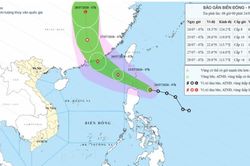 Áp thấp nhiệt đới mạnh lên thành bão NOUL, gây sóng lớn ở Biển Đông