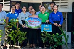 Phường Bồng Sơn tặng 'Vườn c&acirc;y tri &acirc;n' cho gia đ&igrave;nh ch&iacute;nh s&aacute;ch