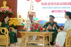 Phường T&acirc;y Nha Trang tổ chức tọa đ&agrave;m, gặp mặt v&agrave; giao lưu nh&acirc;n chứng lịch sử