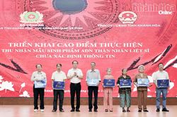 Công an tỉnh Khánh Hòa triển khai cao điểm thu nhận mẫu ADN thân nhân liệt sĩ