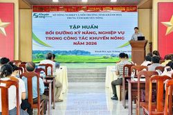 X&atilde; Nam Cam Ranh: Hơn 30 c&aacute;n bộ, n&ocirc;ng d&acirc;n được bồi dưỡng kỹ năng, nghiệp vụ khuyến n&ocirc;ng