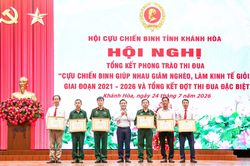 Tổng kết phong tr&agrave;o thi đua 'Cựu chiến binh gi&uacute;p nhau giảm ngh&egrave;o, l&agrave;m kinh tế giỏi' giai đoạn 2021 - 2016