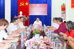 L&atilde;nh đạo tỉnh gặp mặt Đo&agrave;n đại biểu tỉnh Kh&aacute;nh H&ograve;a tham dự Đại hội Đại biểu to&agrave;n quốc Hội Chữ thập đỏ Việt Nam lần thứ XII