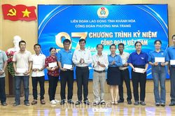 Công đoàn phường Nha Trang kỷ niệm 97 năm Ngày thành lập Công đoàn Việt Nam