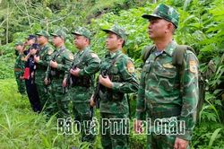 Bộ đội Bi&ecirc;n ph&ograve;ng tỉnh Lai Ch&acirc;u phối hợp tuần tra li&ecirc;n hợp bi&ecirc;n giới th&aacute;ng 7/2026