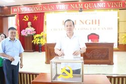 Đảng ủy phường Đông Kinh tổ chức hội nghị chuyên đề về công tác cán bộ