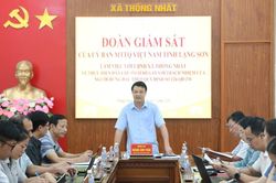 Giám sát việc thực hiện dân chủ ở cơ sở gắn với trách nhiệm người đứng đầu tại xã Thống Nhất