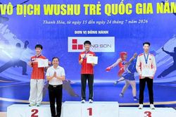 Wushu trẻ Lào Cai giành 09 huy chương tại Giải Vô địch Wushu trẻ quốc gia năm 2026