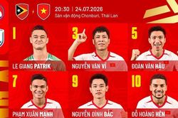 Timor Leste 0-5 Việt Nam (Hiệp 2): Chờ cơn mưa bàn thắng