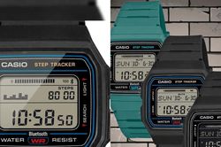 Casio F-B100W lộ diện thiết kế sắc nét: Tích hợp đếm bước chân và kết nối Bluetooth