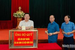 Phường Y&ecirc;n Thắng ph&aacute;t động ủng hộ 'Quỹ đền ơn đ&aacute;p nghĩa' v&agrave; 'Quỹ an sinh x&atilde; hội' năm 2026