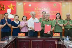 Ký kết Chương trình phối hợp giữa Hội Luật gia tỉnh và Hội Cựu Công an nhân dân tỉnh