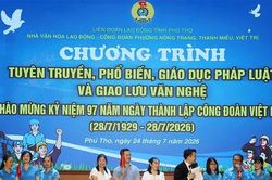 Nâng cao hiểu biết pháp luật, lan tỏa phong trào văn hóa trong đoàn viên, người lao động