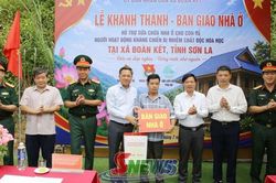 Khánh thành, bàn giao nhà ở cho gia đình chính sách