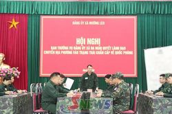 Diễn tập t&aacute;c chiến x&atilde; Mường L&egrave;o trong khu vực ph&ograve;ng thủ năm 2026 đạt xuất sắc
