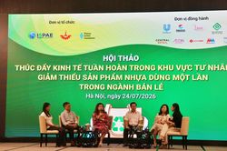 Giảm ô nhiễm nhựa:Thúc đẩy kinh tế tuần hoàn, hạn chế chất thải nhựa trong khu vực bán lẻ