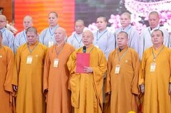 Lai Ch&acirc;u: H&ograve;a thượng Th&iacute;ch Thanh Hu&acirc;n được suy cử t&acirc;n Trưởng ban Trị sự GHPGVN tỉnh, nhiệm kỳ 2026-2031