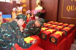 TP.HCM: Đào thăm dò theo lời kể nhân chứng, phát hiện thêm 4 bộ hài cốt liệt sĩ