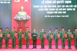 Cần Thơ: Th&agrave;nh lập Đội t&igrave;m kiếm, quy tập h&agrave;i cốt liệt sĩ (l&acirc;m thời)