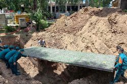 Phát hiện thêm hố chôn tập thể liệt sĩ ở Công viên Lê Thị Riêng