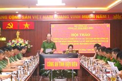 Công an Điện Biên góp ý ba dự án luật do Bộ Công an chủ trì