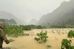 Cảnh b&aacute;o lũ qu&eacute;t, sạt lở đất, sụt l&uacute;n đất do mưa lũ hoặc d&ograve;ng chảy tr&ecirc;n khu vực tỉnh Cao Bằng