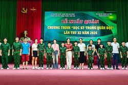 100 học vi&ecirc;n xuất qu&acirc;n tham gia Chương tr&igrave;nh Học kỳ trong qu&acirc;n đội năm 2026