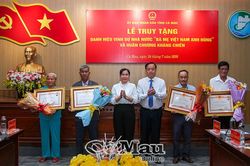 Cà Mau truy tặng Danh hiệu vinh dự Nhà nước 'Bà mẹ Việt Nam anh hùng' và Huân chương Kháng chiến