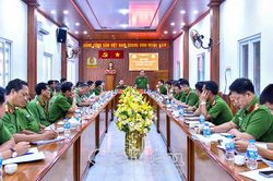 Bộ Công an kiểm tra công tác phòng cháy, chữa cháy tại tỉnh Cà Mau