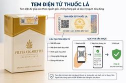 Tem điện tử rượu, thuốc lá được quy định mới ra sao?