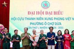 Phường Ô Chợ Dừa tổ chức Đại hội đại biểu Hội Cựu thanh niên xung phong lần thứ I