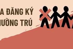 Không đăng ký tạm vắng có thể bị xóa đăng ký thường trú