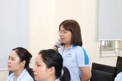 Lãnh đạo phường Kiến Hưng đối thoại trực tiếp với công nhân, người lao động