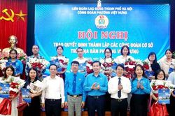Công đoàn phường Việt Hưng đẩy mạnh phát triển tổ chức, chăm lo cho đoàn viên