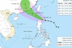 Bão số 2 vào Biển Đông giật cấp 13, sóng cao đến 5m